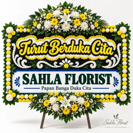 Papan Bunga Duka Mustikajaya